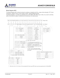 AS4C512M8D3LB-12BANTR Datasheet Page 10