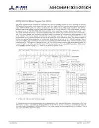 AS4C64M16D2B-25BCN Datasheet Page 8