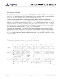 AS4C64M16D2B-25BCN Datasheet Pagina 16