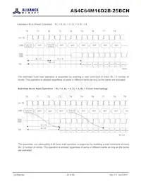 AS4C64M16D2B-25BCN Datenblatt Seite 23