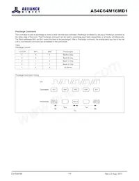 AS4C64M16MD1-5BINTR Datasheet Page 14