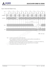 AS4C64M16MD1A-5BINTR Datenblatt Seite 15