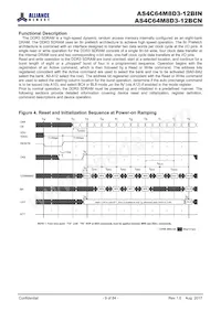 AS4C64M8D3-12BINTR Datasheet Page 9