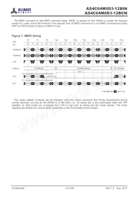 AS4C64M8D3-12BINTR Datasheet Page 13