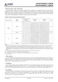 AS4C64M8D3-12BINTR數據表 頁面 15