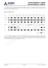 AS4C64M8D3L-12BINTR Datasheet Page 13