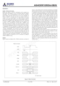 AS4C8M16MSA-6BINTR Datasheet Page 18
