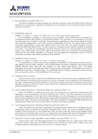 AS4C8M16SA-6BINTR Datasheet Page 16