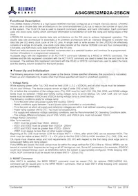 AS4C8M32MD2A-25BCN Datenblatt Seite 14