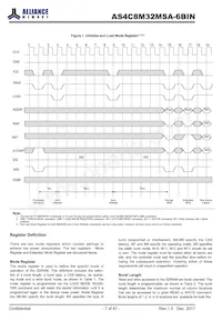 AS4C8M32MSA-6BINTR Datasheet Pagina 7