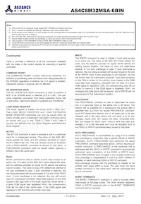 AS4C8M32MSA-6BINTR Datenblatt Seite 13