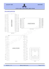 AS6C4008-55BIN Datasheet Page 2