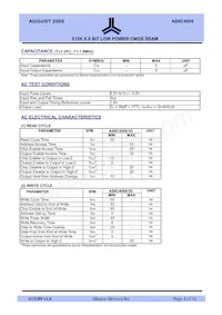 AS6C4008-55BIN Datasheet Page 4