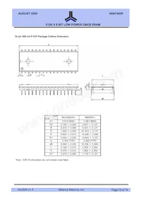 AS6C4008-55BIN Datasheet Page 13