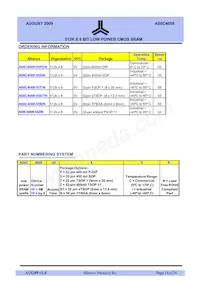 AS6C4008-55BIN Datasheet Page 14