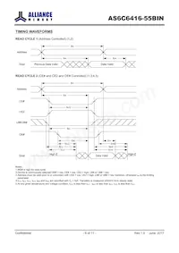 AS6C6416-55BINTR Datenblatt Seite 6