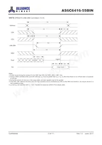 AS6C6416-55BINTR Datenblatt Seite 8