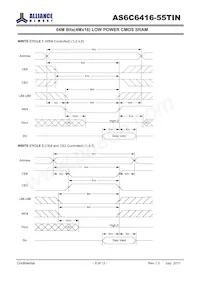 AS6C6416-55TINTR Datasheet Page 8