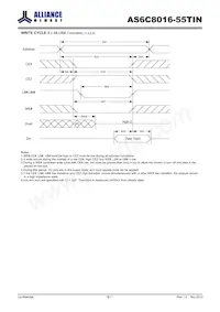 AS6C8016-55TIN Datasheet Pagina 8