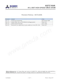 AS7C164A-15PIN Datasheet Copertura