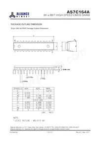 AS7C164A-15PIN Datasheet Page 10