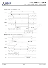 AS7C351232-10BIN Datasheet Page 8