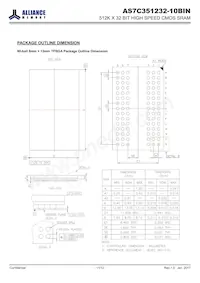 AS7C351232-10BIN Datasheet Page 11