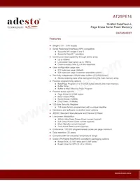AT25PE16-MHF-T Datasheet Cover