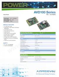AVD120-48S12B-6L Datasheet Copertura