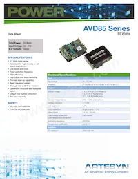 AVD85-48S05B-6L Datasheet Cover
