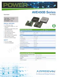 AVE450B-48S28-6L/M Datasheet Cover