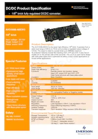 AVO100B-48S3V3-6L Datasheet Cover