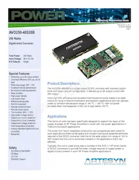 AVO250-48S28B-6L Datasheet Copertura