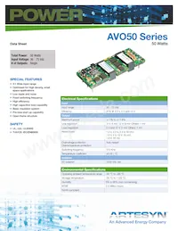 AVO50-48S2V5P-4數據表 封面