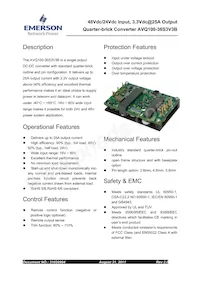 AVQ100-36S3V3B-6L Datasheet Cover