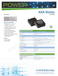 AXA00BB18-L Datasheet Cover