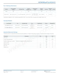 BCM380P475T1K2A31 Datasheet Page 4