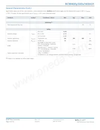 BCM400P500T1K8A31 Datasheet Pagina 15