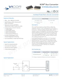 BCM48BT080M240A00 Datasheet Cover