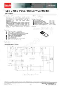 BM92T20MWV-ZE2 Datasheet Cover
