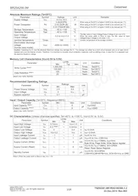 BR25A256FVT-3MGE2 Datasheet Page 2