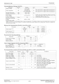 BR25A512FJ-3MGE2 Datasheet Page 2