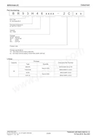 BR93H46RFJ-2CE2 Datasheet Pagina 23