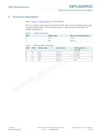CBTL02GP023HOZ Datasheet Page 4