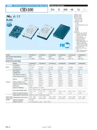 CHS4004812-B 데이터 시트 페이지 18