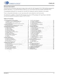 CS43L36-CNZ Datasheet Pagina 2