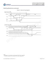 CY7C136E-25JXIT Datasheet Page 14