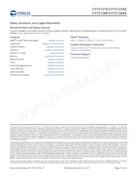 CY7C136E-25JXIT Datasheet Page 21