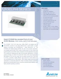D12S400 D Datasheet Cover
