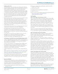 DCM3623T50M04A2M00 Datasheet Page 19